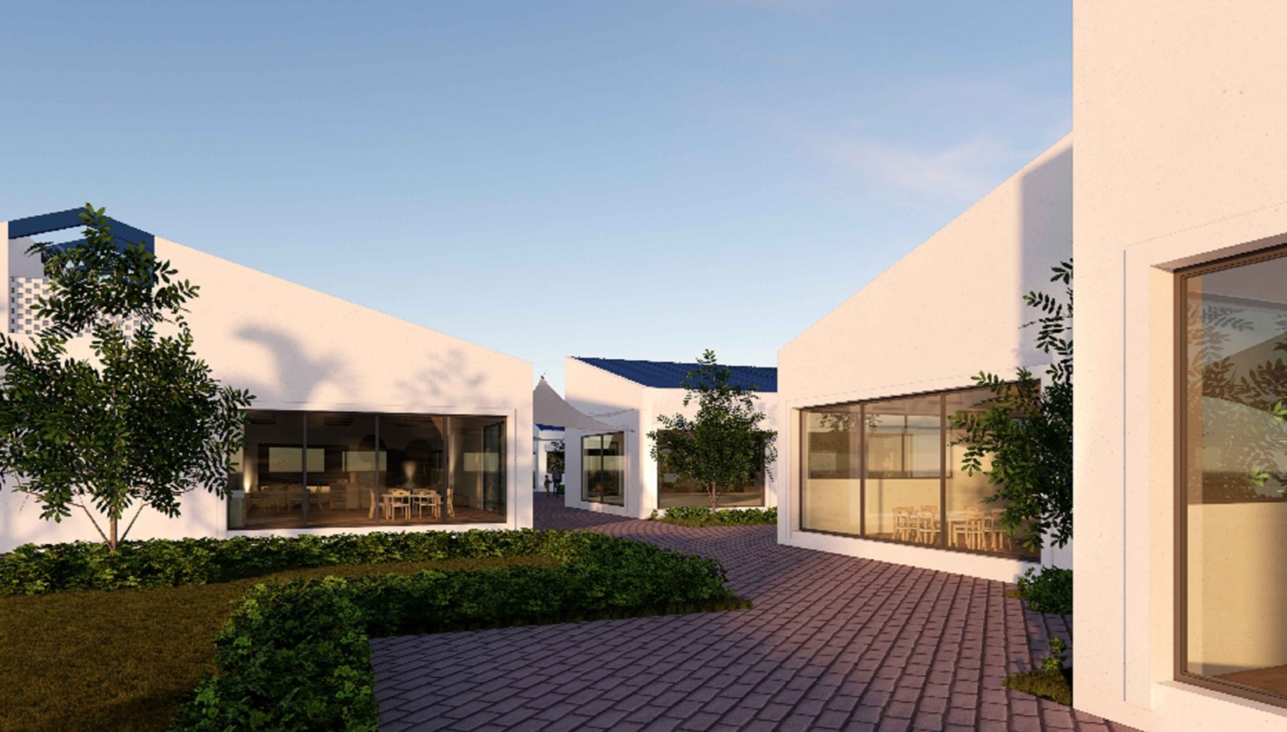 Courtyard render